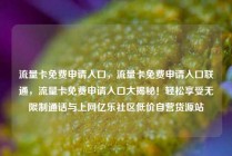 流量卡免费申请入口，流量卡免费申请入口联通，流量卡免费申请入口大揭秘！轻松享受无限制通话与上网亿乐社区低价自营货源站