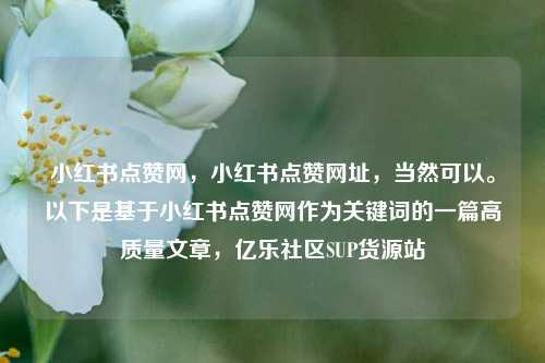 小红书点赞网	，小红书点赞网址，当然可以。以下是基于小红书点赞网作为关键词的一篇高质量文章，亿乐社区SUP货源站  第1张